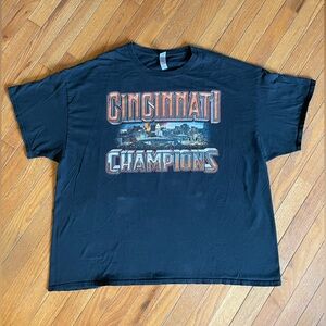 Cincinnati Bengals 2021 Champions Tee Black Gildan T Shirt Size 3X Oversized